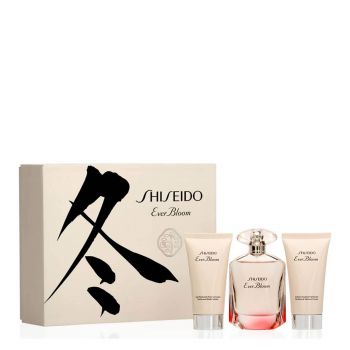 Shiseido W. Ever Bloom Gift Set: Edp 50 Ml + Body Lotion 50 Ml + Shower Gel 50 Ml