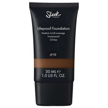 Sleek Makeup Lifeproof Foundation Medium To Full Coverage Sweat Proof Oil Free Lp19 30 Ml