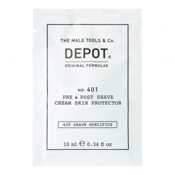 Depot, 400 Shave Specifics No. 401, Soothing, Pre & Post Shaving Cream, 10 ml de firma original