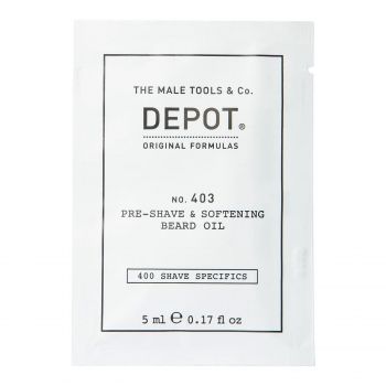 Depot, 400 Shave Specifics No. 403, Fresh Black Pepper, Softening, Pre-Shaving Oil, 5 ml de firma original