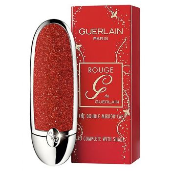 Guerlain Rouge G De Guerlain Le Capot Double Miroir Sparling Red de firma original