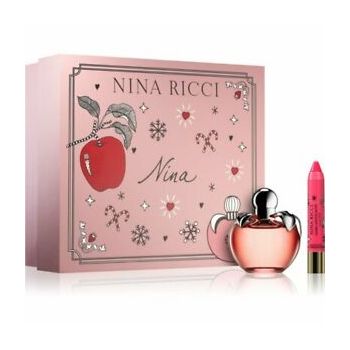 Les Belles De Nina, Femei, Set: Nina, Eau de toilette, 80 ml + Jumbo Lipstick Matte, Ruj, Fancy Pink, 2.5 g