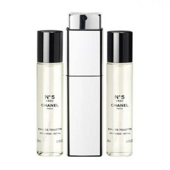 No. 5 L`Eau, Femei, Set: 2x 20 ml Refills de firma original