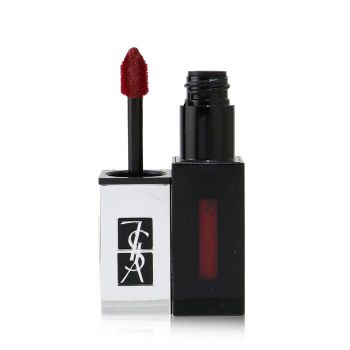 Yves Saint Laurent Rouge Pur Couture Vernis A Levres The Holographics Glossy Stain No-502 Electric Burgundy 6 Ml de firma original