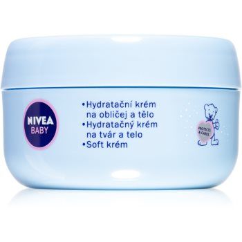 Nivea Baby Soft cremă hidratantă pentru fata si corp ieftin