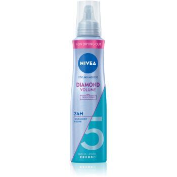 NIVEA Diamond Volume spuma pentru volum și strălucire