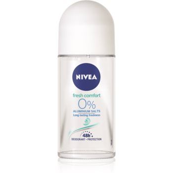 Nivea Fresh Comfort deodorant roll-on fără săruri de aluminiu 48 de ore