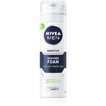 Nivea Men Sensitive spumă pentru bărbierit pentru barbati