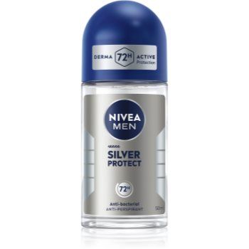 NIVEA MEN Silver Protect deodorant roll-on antiperspirant pentru barbati