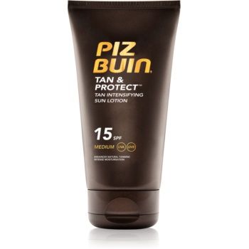 Piz Buin Tan & Protect Lotiune cu protectie solara pentru accelerarea bronzului SPF 15 ieftina