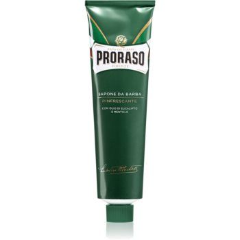 Proraso Green săpun pentru bărbierit in tub ieftin