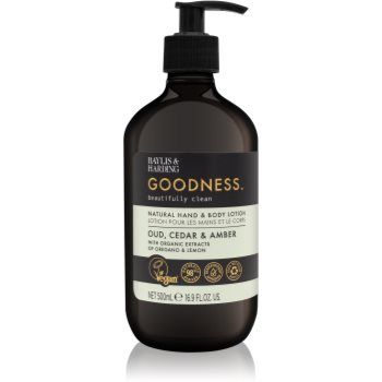 Baylis & Harding Goodness Oud, Cedar & Amber Lotiune de corp delicata