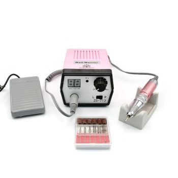 Freza electrica Global Fashion ZS-713, 35000 PRM, 65W, pink la reducere