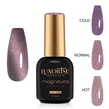 Oja Semipermanenta LUXORISE MAGNETICA - ThermoCharm, Mystic Mauve 10ml
