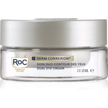 RoC Derm Correxion Dual Eye crema antirid pentru zona ochilor 2 in 1