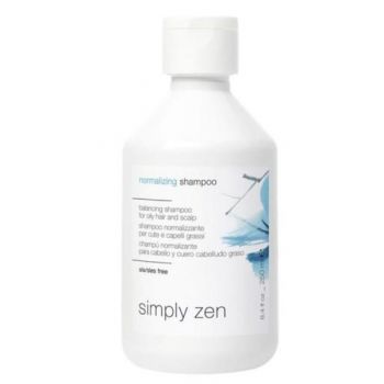 Sampon pentru par gras, Simply Zen, Normalizing Shampoo, 250 ml