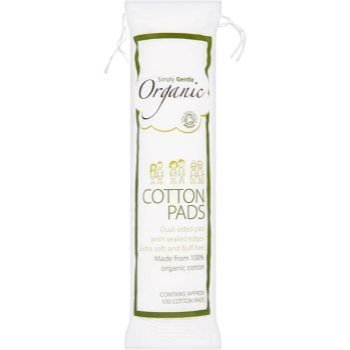 Simply Gentle Organic Cotton Pads tampoane din bumbac