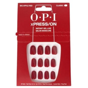 Unghii artificiale, Opi, Xpress/On, Big Apple Red™, 30 buc