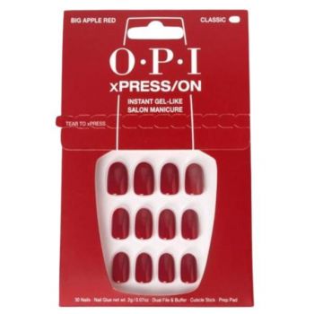 Unghii artificiale, Opi, Xpress/On, Big Apple Red™, 30 buc