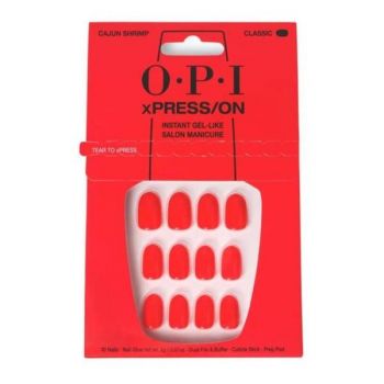Unghii artificiale, Opi, Xpress/On, Cajun Shrimp™, 30 buc
