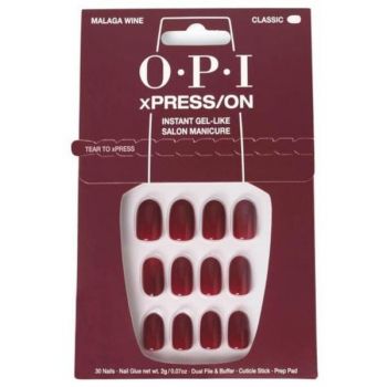 Unghii artificiale, Opi, Xpress/ON, Malaga Wine, 30 buc