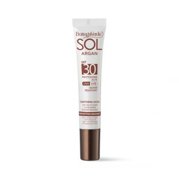 Crema contur ochi cu ulei de argan si acid hialuronic, SPF 30