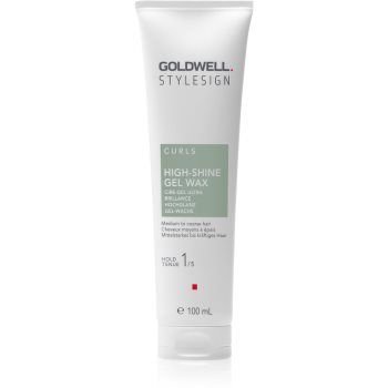 Goldwell StyleSign High-shine Gel Wax ceara gel pentru par ondulat si cret de firma originala