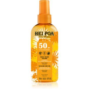 Hei Poa Tahiti Monoi Oil Tahiti Monoi Oil ulei de bronzat pentru piele uscata SPF 50 de firma originala