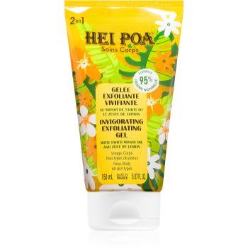 Hei Poa Tahiti Monoi Oil Zest of Lemon gel exfoliant