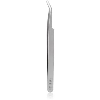 Nanolash Eyelash Tweezers Curved instrument pentru aplicarea genelor false