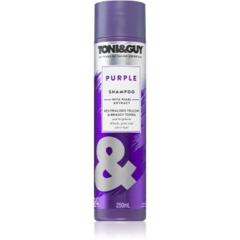 TONI&GUY PURPLE sampon violet neutralizeaza tonurile de galben ieftin