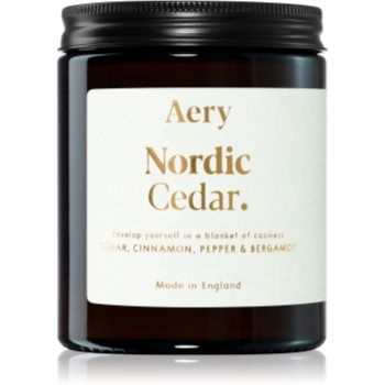 Aery Fernweh Nordic Cedar lumânare parfumată