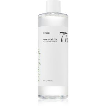 Anua Heartleaf 77% Soothing Toner tonic de curatare si calmant reface bariera protectoare a pielii