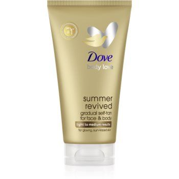 Dove Summer Revived lotiune autobronzanta pentru fata si corp