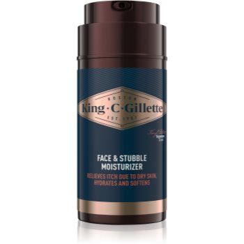 Gillette King C. Face & Stubble Moisturizer cremă hidratantă pentru față și barbă pentru barbati ieftin