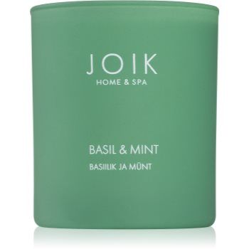 JOIK Organic Home & Spa Basil & Mint lumânare parfumată