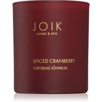 JOIK Organic Home & Spa Spiced Cranberry lumânare parfumată