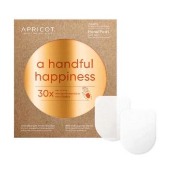 Plasturi antirid Apricot cu acid hialuronic pentru maini, reutilizabili, 30 tratamente, 2 buc de firma original