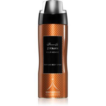 Rasasi Manarah Collection Ziyaan spray de corp parfumat pentru bărbați