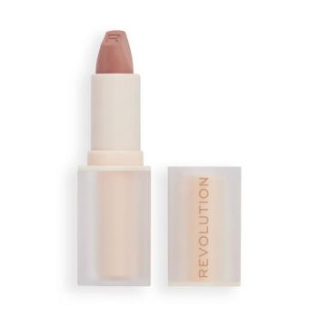 Ruj de Buze Satinat - Makeup Revolution Lip Allure Soft Satin Lipstick, nuanta Queen Pink, 3.2 g ieftin