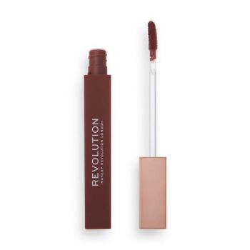 Ruj Lichid Cremos - Makeup Revolution IRL Whipped Lip Crème, nuanta Burnt Cinnamon, 1.8 ml