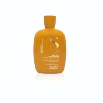 Sampon Delicat pentru Parul Expus la Soare - Alfaparf Milano Semi di Lino Sunshine After Sun Low Shampoo, 250 ml