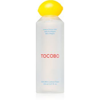 TOCOBO AHA BHA Lemon Toner solutie tonica cu efect de iluminare pentru uniformizarea nuantei tenului