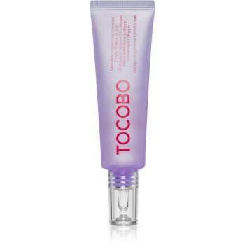 TOCOBO Collagen Brightening Eye Gel Cream cremă de ochi anti-inflamatoare care reduce cercurile de umflare și întunecate cu lavanda