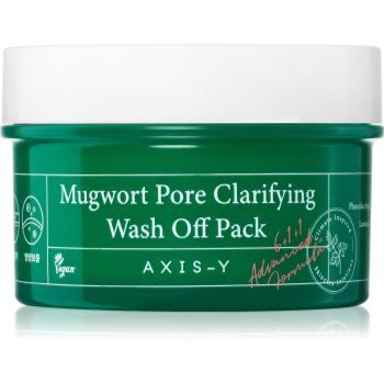 AXIS-Y 6+1+1 Advanced Formula Mugwort Pore Clarifying Wash Off Pack masca pentru curatare profunda cu efect calmant ieftina
