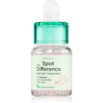 AXIS-Y 6+1+1 Advanced Formula Spot The Difference Blemish Treatment tratament topic pentru acnee pentru piele sensibilă