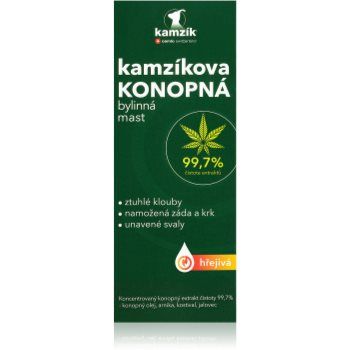 Cemio Kamzík hemp ointment unguent pe bază de plante (cu efect termogen)