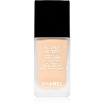 Chanel Ultra Le Teint Flawless Finish Foundation machiaj matifiant de lungă durată pentru uniformizarea nuantei tenului