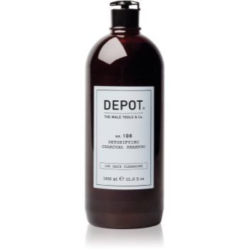 Depot No. 108 Detoxifing Charchoal Shampoo șampon detoxifiant pentru curățare pentru toate tipurile de păr