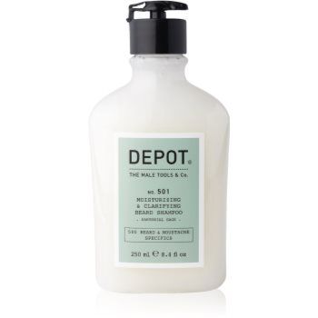 Depot 500 BEARD & MOUSTACHE SPECIFICS NO. 501 MOISTURIZING & CLARIFYING BEARD SHAMPOO sampon hidratant pentru barbă
